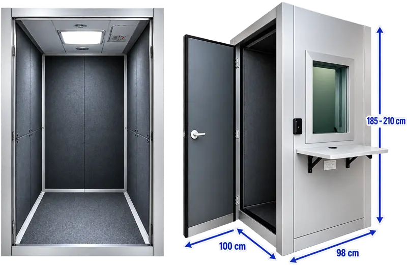 Cabina Audiométrica AUDIOSAFE A20 en Lima